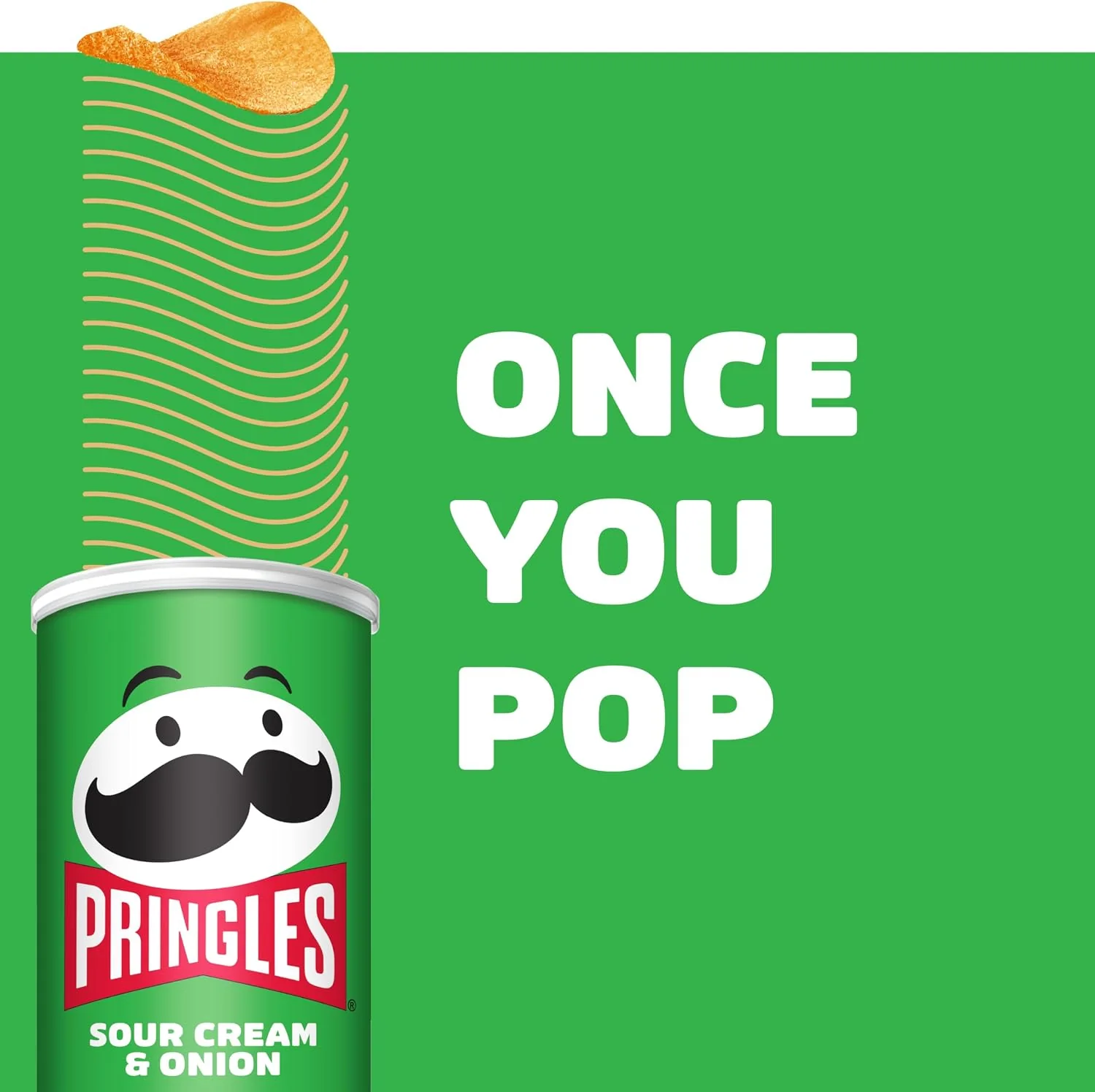 Pringles Sour Cream & Onion Flavour - Potato Chips - 165gm — image 5