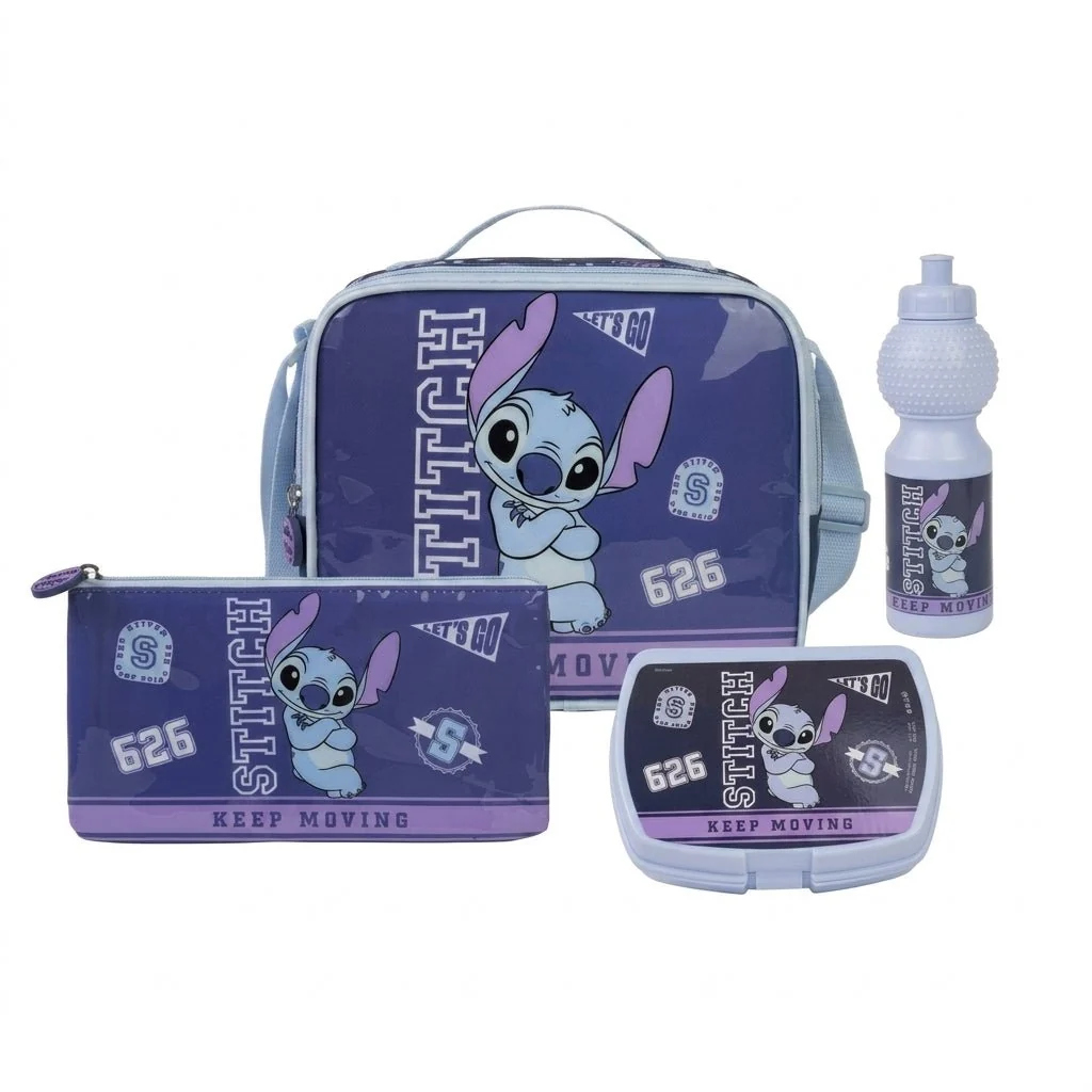Disney Stitch 5-in-1 18" School Trolley Set — image 3