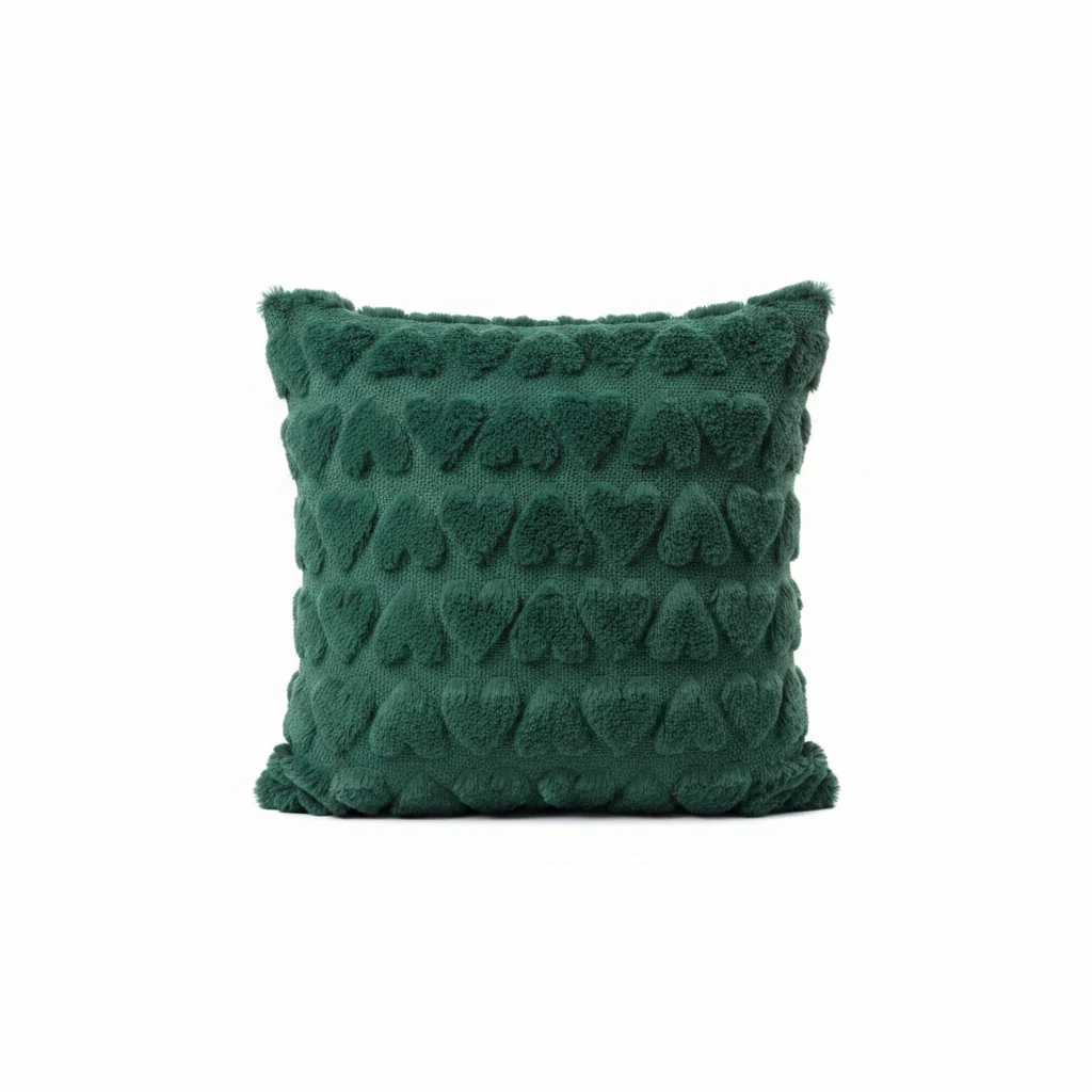 Evlen Soft Cushion –  40×40cm - Pink / Red / Green / Beige — image 5
