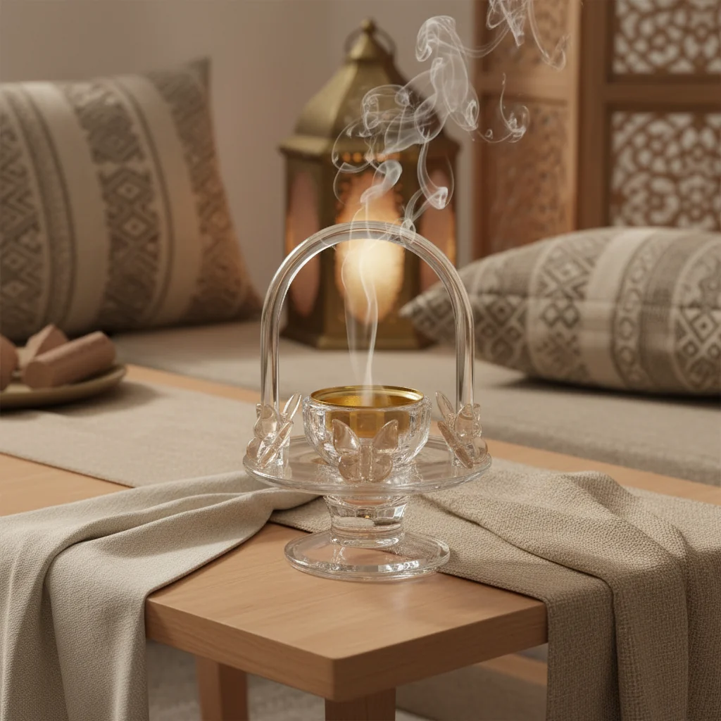 Glass Incense Burner - 15cm — image 4