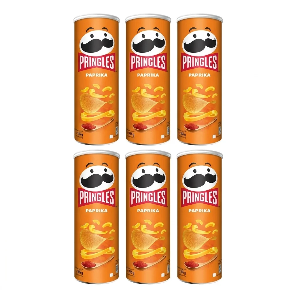 Pringles Paprika Flavour - Potato Chips - 165gm — image 9