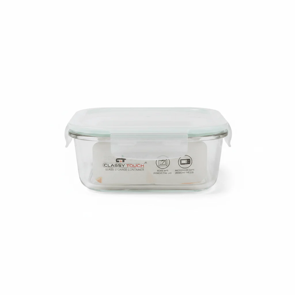 Classy Touch Glass Lunch Box - 1200ml — image 1