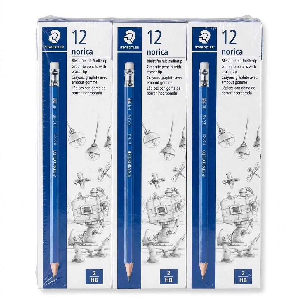 Staedtler Norica HB Graphite Pencils with Eraser Tip – Pack of 36 — image 1