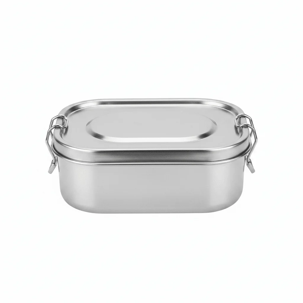 Pearl Silver Stainless Steel Lunch Box - 1000ml — image 1
