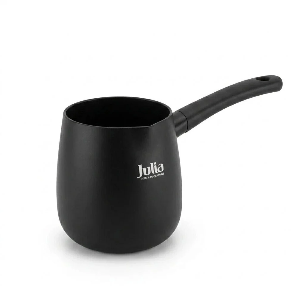 Julia Black Tec Milk Pot 10cm-Black- Titanium Non-Stick — image 1