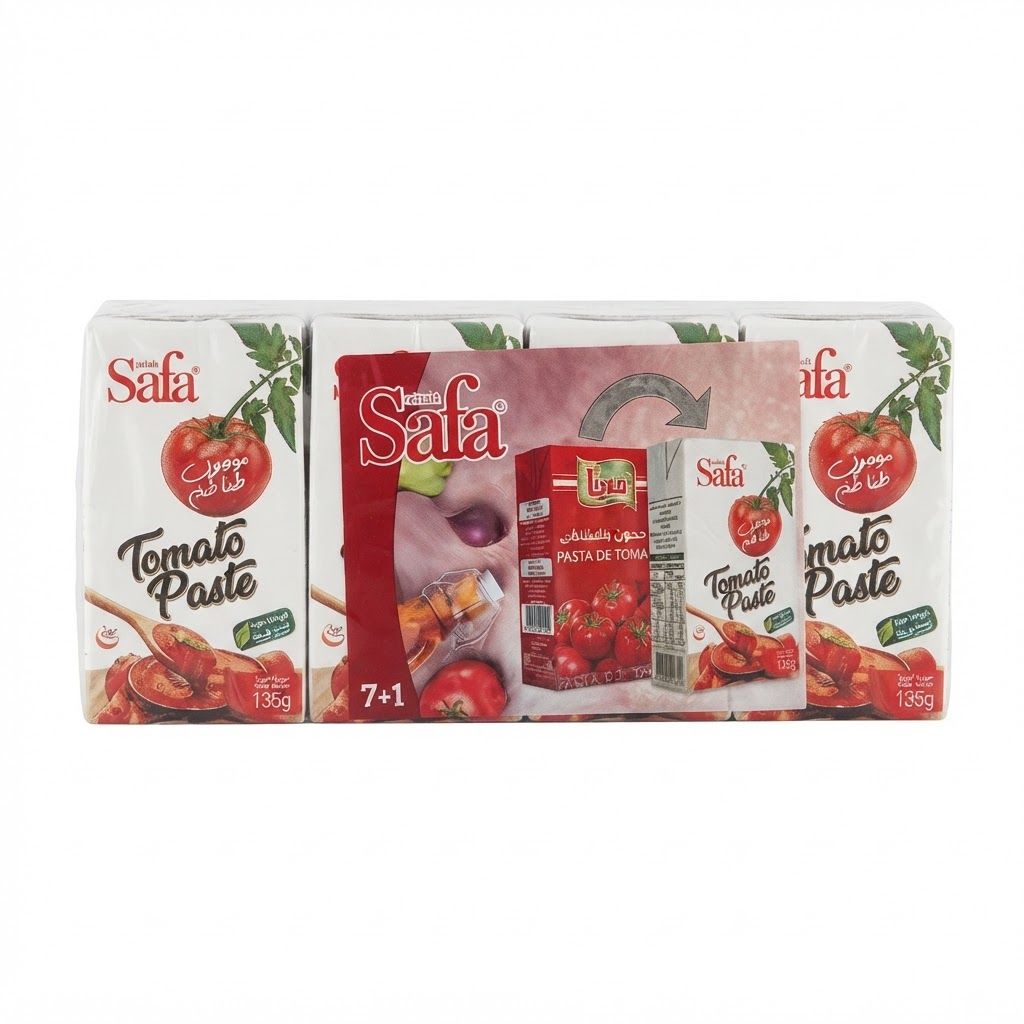 Safa Tomato Paste 8 x 135g — image 1