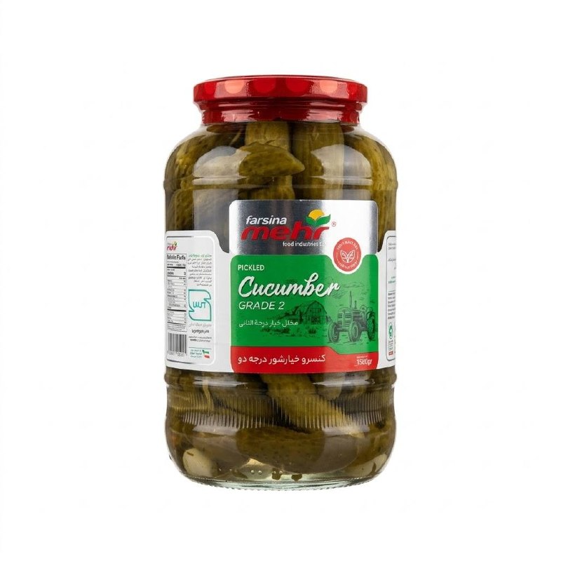 Farsina Mehr Pickled Cucumber Grade 2 - 1500g — image 1