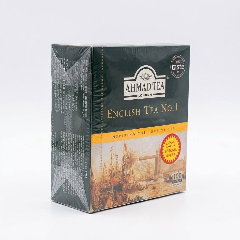 Ahmad Tea English Tea No. 1 100 Tea Bags — image 1