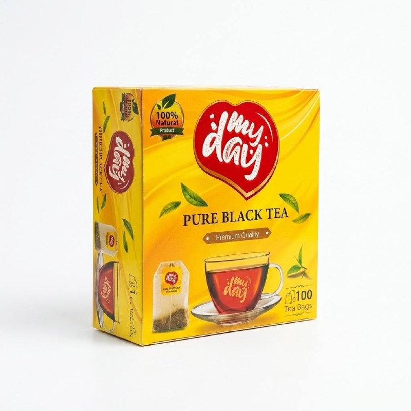 My Day Pure Black Tea 100 Tea Bags — image 1